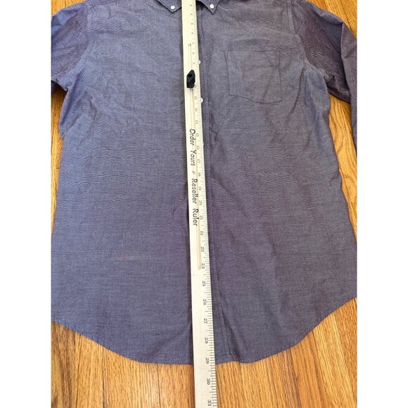 Mens Croft & Barrow Button-Down Shirt Easy Care M Long Sleeve Chest Pocket - Picture 2 of 8